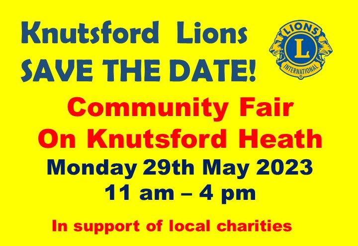 Knutsford Lions Community Fair Poster