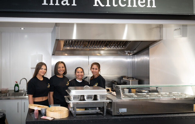 Left to Right Nok Waugh Mina Ponpuak Amelia Giblin Bee Gibb Of Thai Kitchen