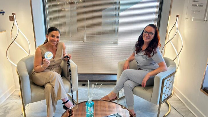 Photo Credit – Jennifer Dowdall of MAK clinic Left to Right Michaela and clinic owner Jennifer Dowdall of MAK Clinic