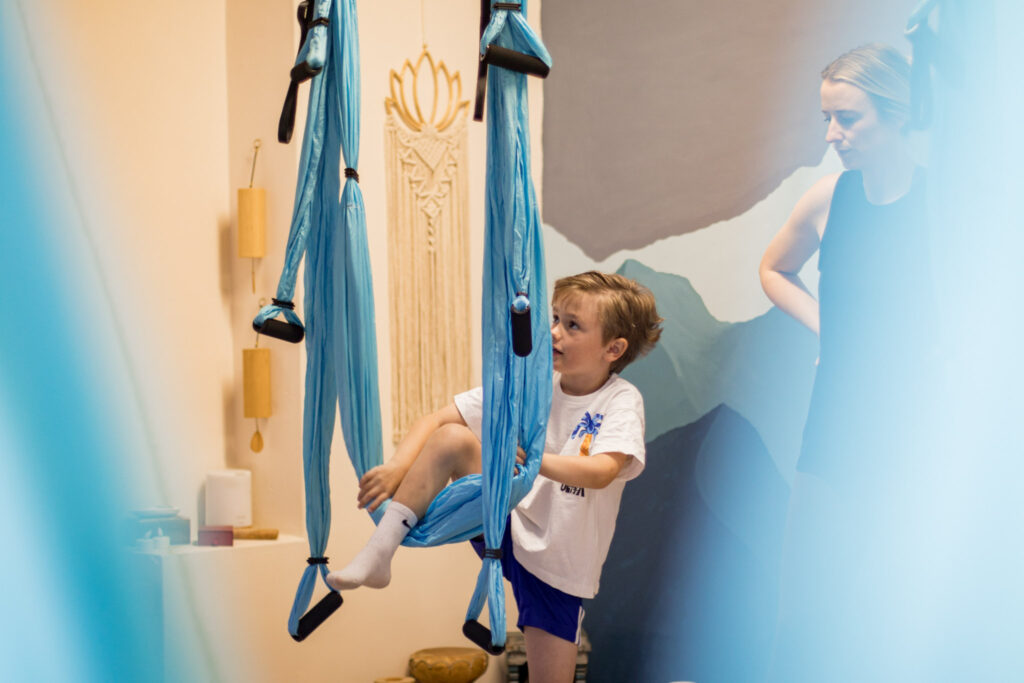 Family Yoga at Satya Sanctuary