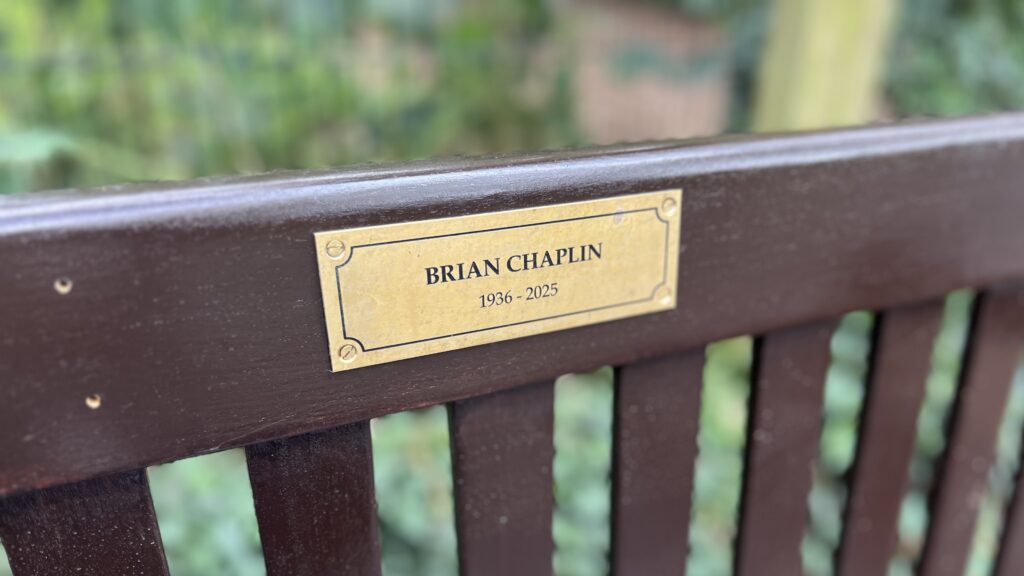 Brian's Bench Plaque