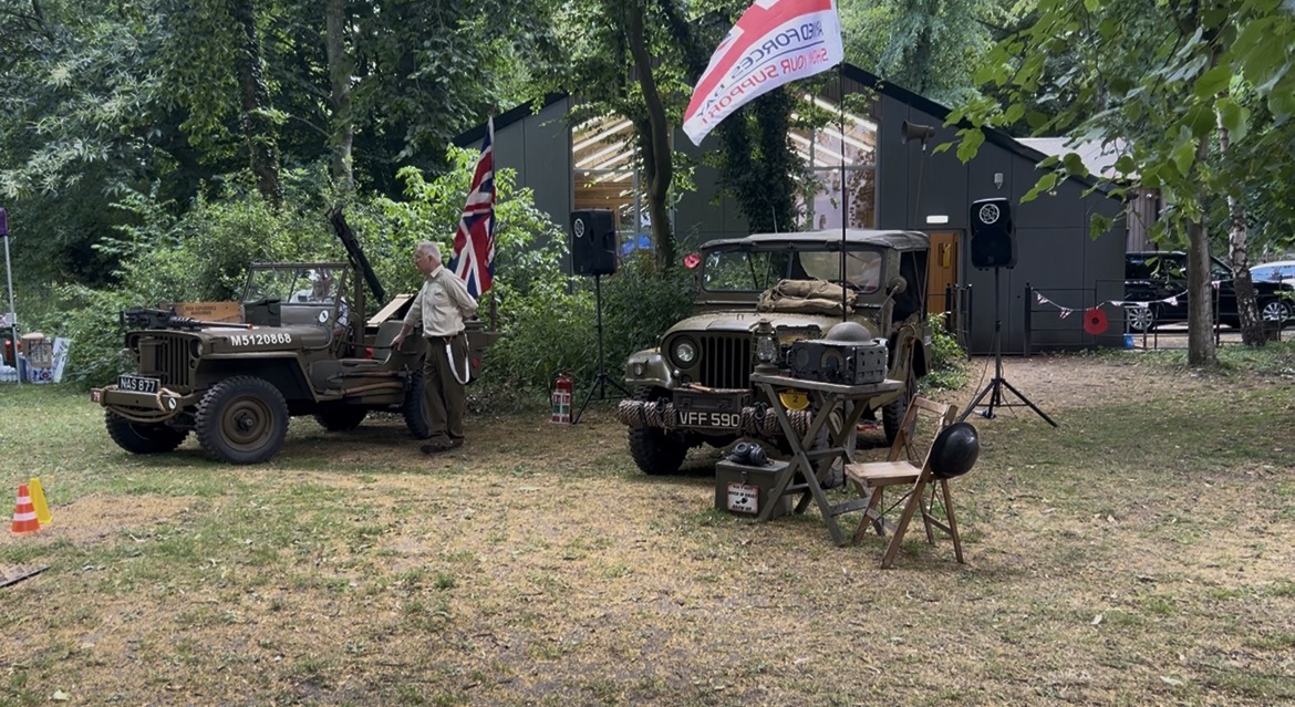 Military Vehicles on the Moor for Armed Forces Day